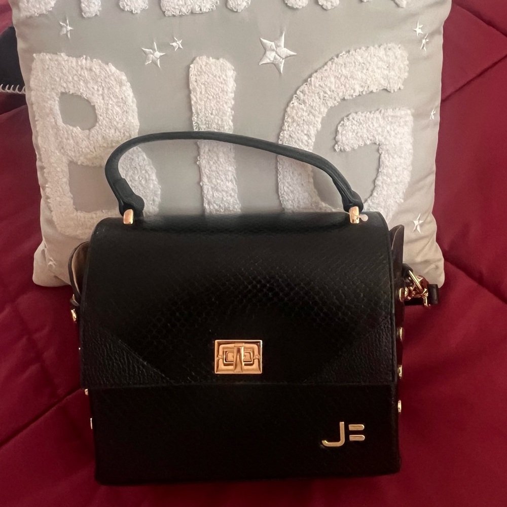 Black Leather Purse